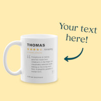 Personlig Mugg med Recension