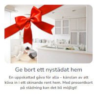 Presentkort på Städning